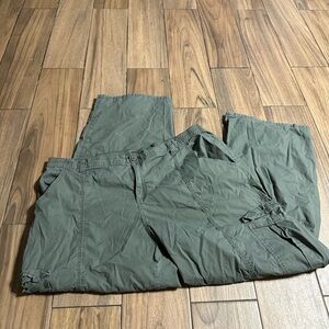 No Boundaries Green Flare Wide Leg Jeans